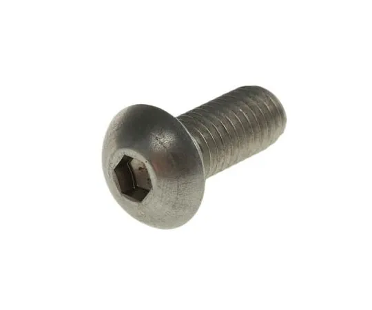 63-4717-71　RS PRO M5 x 12mm Hex Socket Button Screw Plain Stainless Steel　183-8676
