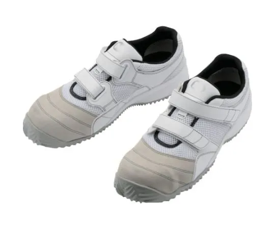 67-3127-07　JSAA Class A Certified Sneakers with Toe Box for Flexing Work Tobisni White 23.5 cm　TS115N-W-23.5