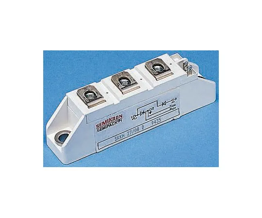 63-4752-60　Semikron, SKKT 72/12 E, Dual Thyristor Module SCR, 70A 1200V, 7-Pin Semipack1　SKKT 72/12 E