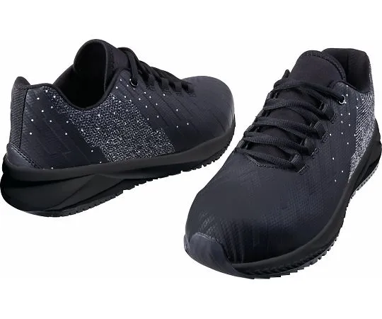64-0987-09　［Discontinued］Safety Shoes Lace-Up Type Black 25.0 cm　S2191
