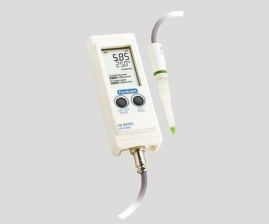 2-8607-01-20　［Discontinued］pH/Thermometer (For SemiSolid Product, Dairy Product) With Calibration Certificate　HI99161N