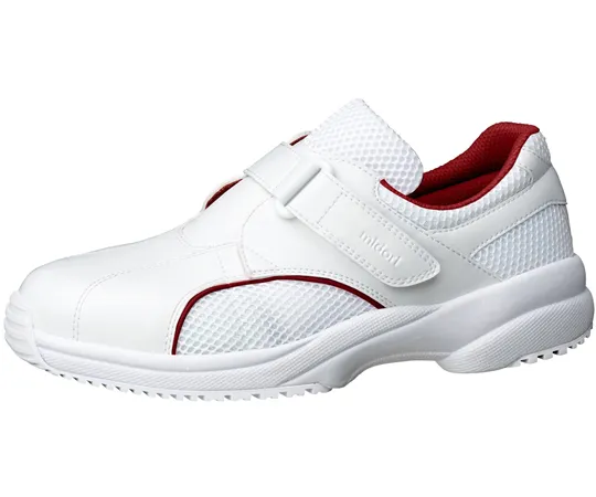 67-6618-26　Lightweight Medical Work Shoes Care Safety 21.5 cm　CSS01N-WINE-21.5