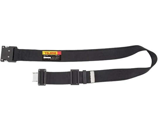 67-0337-44　Waist Belt Aluminum One-Touch Black Buckle Curve L Black　BWBCL145-BK