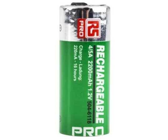 63-4838-48　RS PRO, 1.2V, 4/5 A, NiMH Rechargeable Battery, 2.2Ah　504-6118