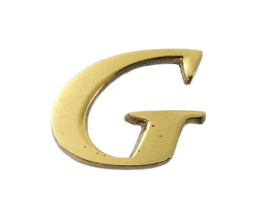61-7430-57　Brass Gold Characters Large Characters G　QL20-G