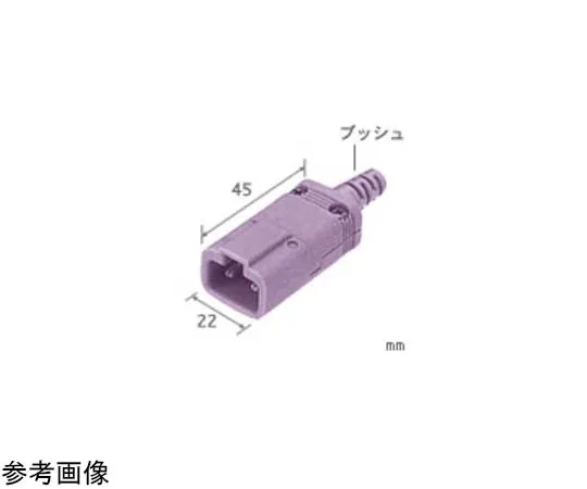 65-3532-23　Thermocouple Connector ASP Plug Thermocouple Type: K Type Shape: F Bush Diameter (φmm): 2.5　ASP-K-F-2.5