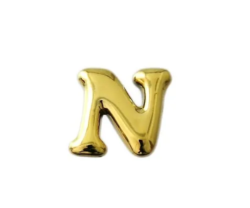 61-7421-21　Gold Characters Small N　ABG15-N