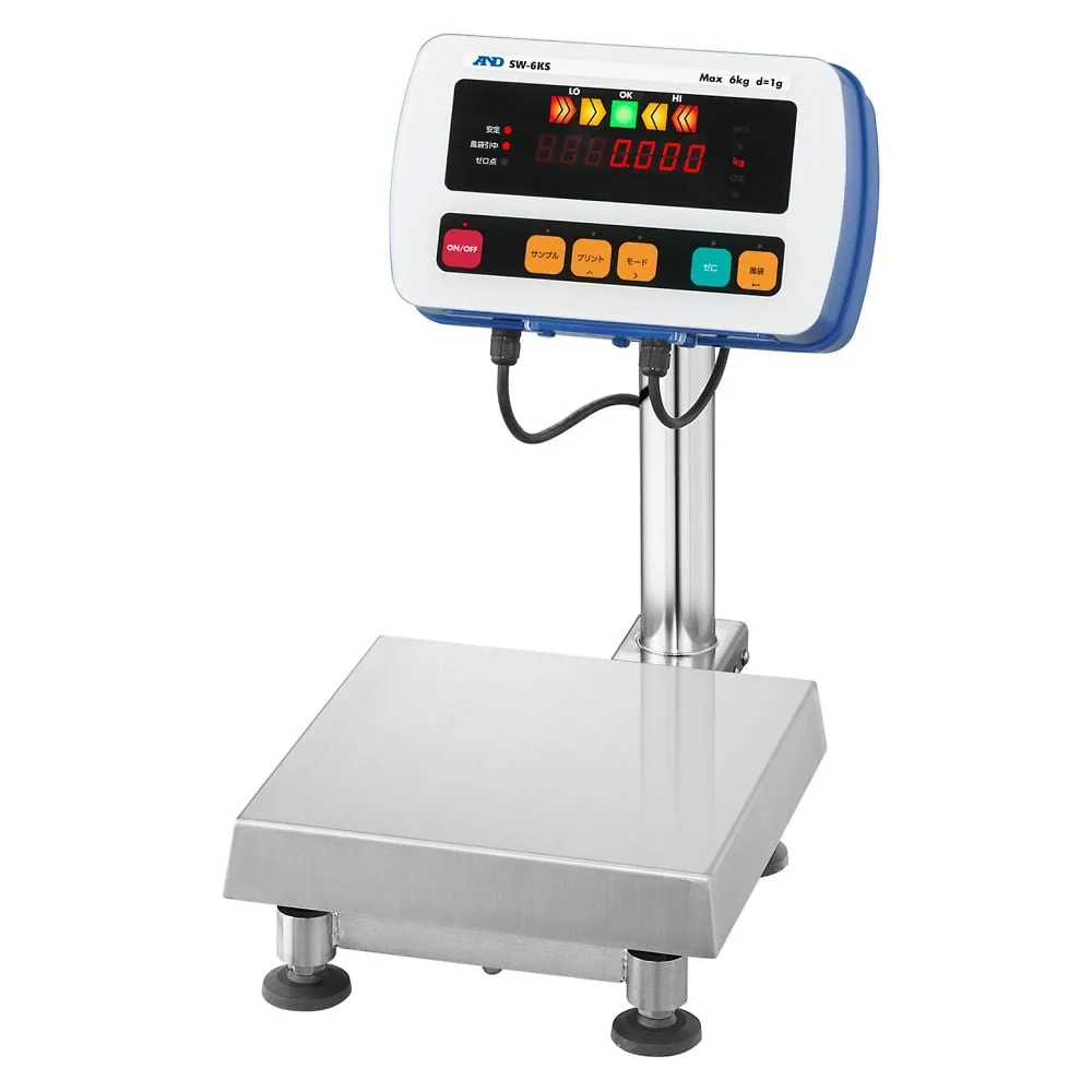 64-4053-07　Dust Control Waterproofing grade IP 69 K/IP 68 Platform Scale SW Series With General Calibration　SW6KS-JA-00A00