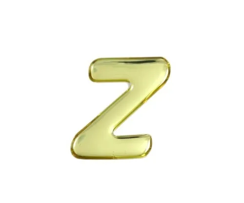 61-7427-18　Gold Metal Characters Z 35mm x 1mm　GM35-Z