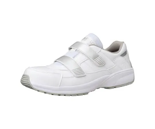 67-3127-46　JSAA Class B Certified Ultra-Light Anti-Static Sneakers with Toe Box White 22.0 cm　SL-615S-W-22.0