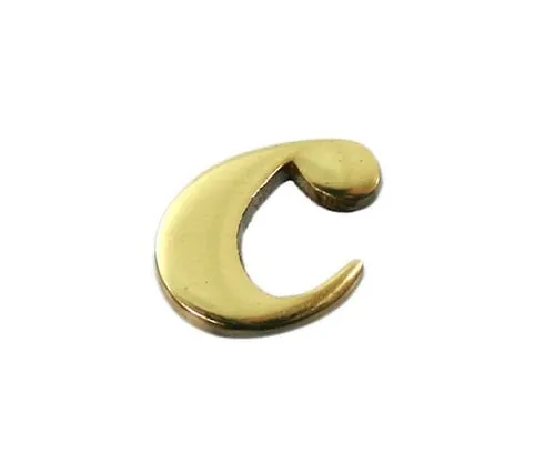 61-7430-79　Brass Gold Characters Small Characters C　QS20-C