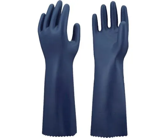68-4959-93　Nitrile Rubber Chemical Protective Gloves, Long Type CN741 L　CN741-L