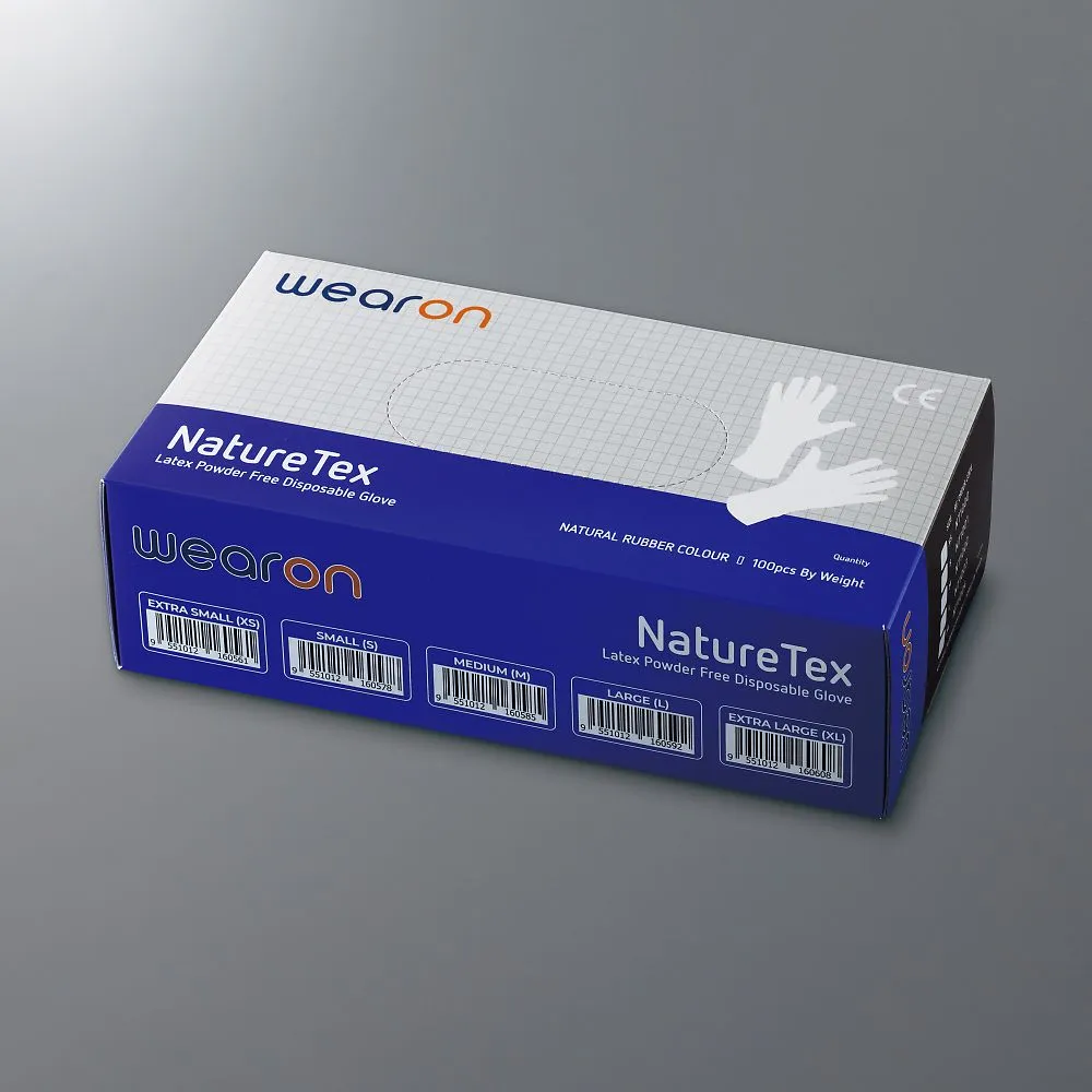 65-9619-49　Wearon latex Gloves XS 1 Box (100 Sheets)　NT1000