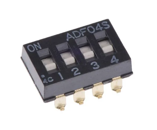 63-4909-64　4 Way Surface Mount DIP Switch 4P　ADF04S04