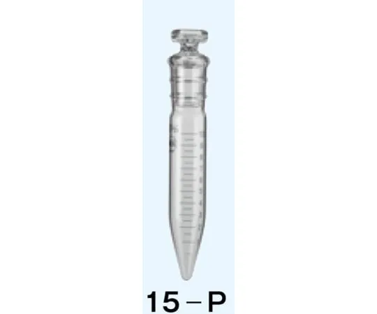 65-8671-34　Centrifuge Tube White Minimum Scale 0.2 mL 10 mL TS15, Diameter 18 x Total Height 118 mm　15-P