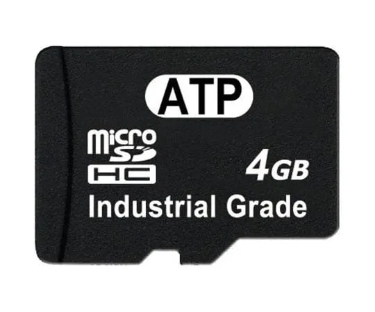 63-4692-14　ATP 4 GB Industrial MicroSDHC Micro SD Card　AF4GUDI-WACXM