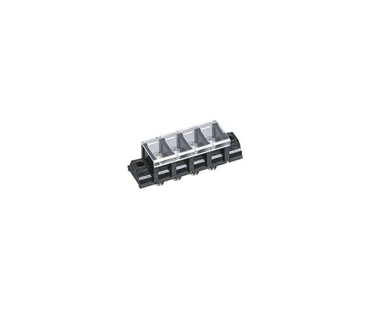 63-4810-27　Yoshida Electric Industry Non-F***d Terminal Block, 4 Way/Pole, Screw Down Terminals, 2 mm² Panel Mount, PC, 250 V　TS12-4E