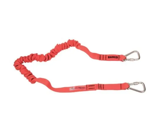 62-3260-24　Safety Rope Lanyard Maximum Length 1200 mm Orange　3875-LY8