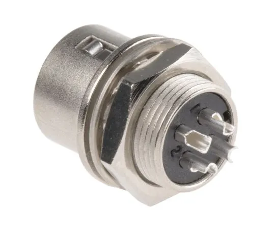 63-4861-53　Hirose HR10 Series, 4 Pole Panel Mount, with Female Contacts　HR10A-7R-4S(73)