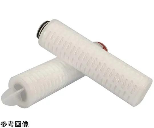 67-2991-71　CARTFLOW PTFE All Fluorine Resin Cartridge Filter 10 μm 5 inch 226Flat　CFPPT1000K050AG2FFS3