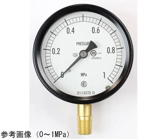 65-4295-16　Sealed Pressure Gauge (75Φ) Vertical A Frame 0.16 MPa　BC10-171