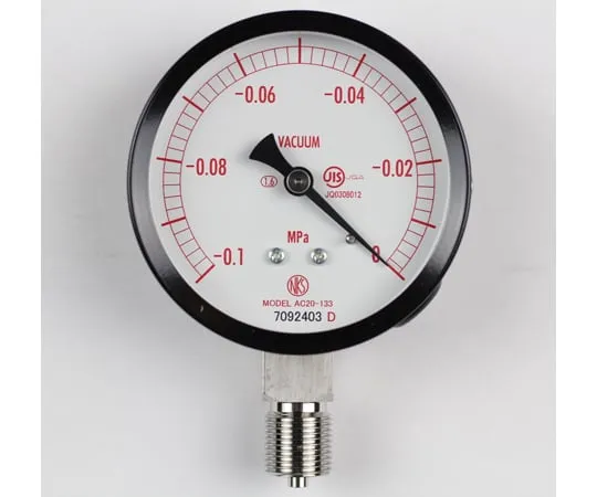 65-4277-47　Normal Pressure Gauge (Φ75) Vacuum Gauge (Negative Pressure Gauge) Vertical A Frame -0.1~0 MPa　AC20-133