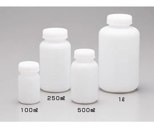 64-3697-41　SANPLA ® Biopra PE wide-mouth Bottle 100mL (200 pcs/case)　30804c