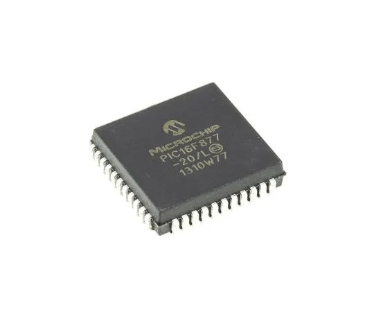 63-4804-83　Microchip PIC16F877-20/L, 8bit PIC Microcontroller, 20MHz, 256 x 8 words, 8K x 14 words Flash, 44-Pin PLCC　PIC16F877-20/L