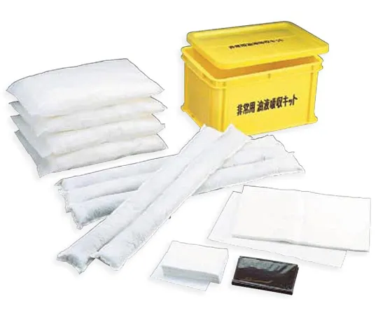 68-1975-80　Emergency Oil Liquid Absorption Kit  550 x 400 x 300 mm with Container　S-1