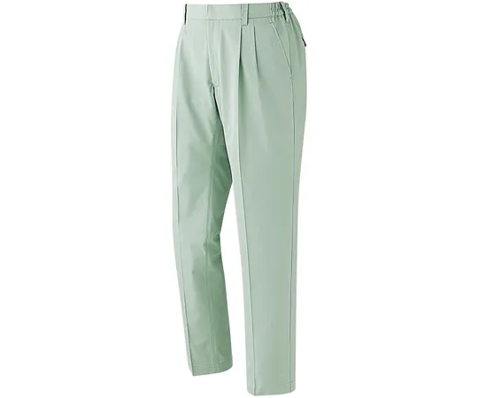 67-6623-26　All Year Work Wear Unisex E/C Slacks Antistatic Light Green S　G346N-SITA-S
