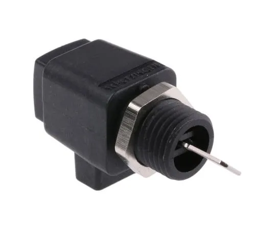 63-4739-33　Schutzinger 6.3mm Black Terminal Post, 300V, 16A　ESD798 BLK