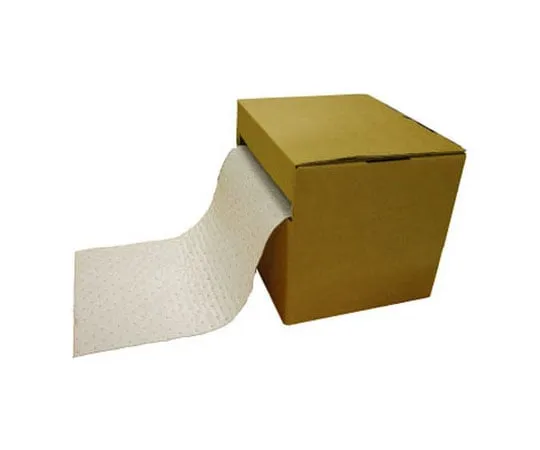 62-3113-90　Abratol Absorbent Roll For Oil 48L With Perforation (Carton) White　PCR40