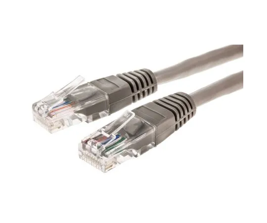 63-4786-17　RS Pro Grey Cat5e Cable U/UTP, 1m Male RJ45/Male RJ45　405-5379