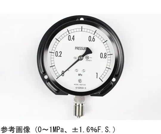 65-4287-89　Normal Pressure Gauge (Φ100) Vertical B Frame -0.1~0.1 MPa　AE20-233