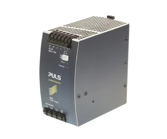 63-4842-59　PULS, DIMENSION Q DIN Rail Panel Mount Power Supply, 24V dc Output Voltage, 20A output current　QT20.241