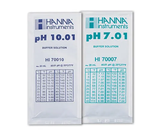 64-0974-22　Standard Liquid for Alkaline Calibration (pH 10.01, pH 7.01) 3 sets　73034