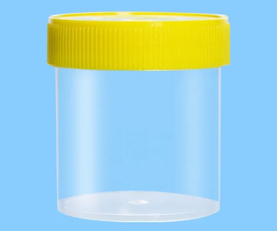 63-2982-31　Sterilized Container (with Scale) Yellow Cap 250ml　75.9922.534