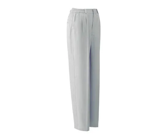 67-3133-53　Women's Autumn/Winter Work Wear Anti-static JIS Compliant Easy Flex Pants VEL51 Lower Silver Gray No. 7　VEL51-SITA-7