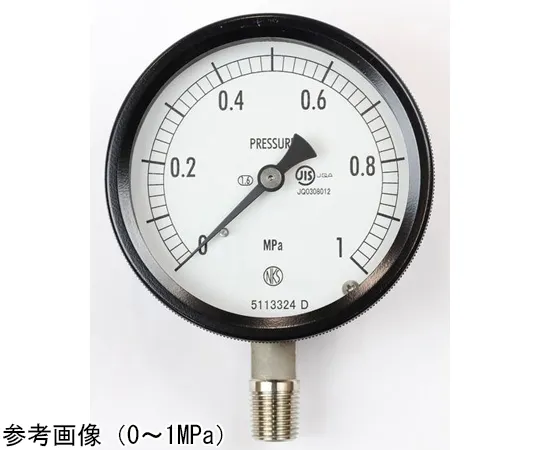 65-4295-38　Sealed Pressure Gauge (75Φ) Vertical A Frame 0.16 MPa　BC10-173