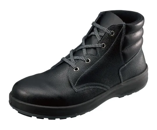 61-9691-72　Safety Shoes (Middle Laced Shoes) WS22 Black 23.5cm　WS2223.5cm