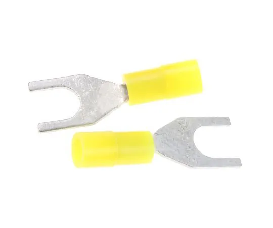 63-4742-03　RS PRO Insulated Crimp Spade Connector, 0.2mm² to 0.5mm², 26AWG to 22AWG, M3.5 Stud Size Nylon, Yellow　239-4183