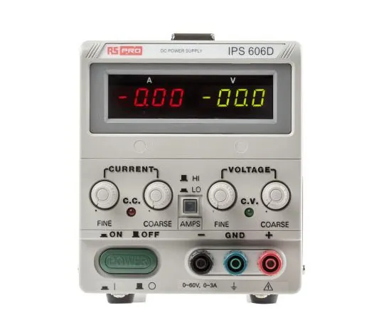 63-4668-91　RS PRO Bench Power Supply, 360W, 1 Output, 0 → 60V, 6A　123-3579