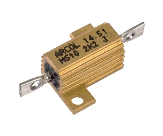 63-4746-33　Arcol HS10 Series Aluminium Ho***d Axial Wire Wound Panel Mount Resistor, 2.2kΩ ±5% 10W　HS10 2K2 J