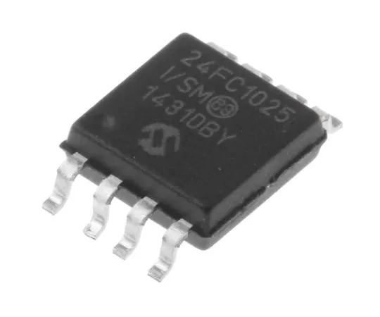 63-4932-41　Microchip, 1Mbit Serial EEPROM Memory, 400ns 8-Pin SOIJ I2C　24FC1025-I/SM