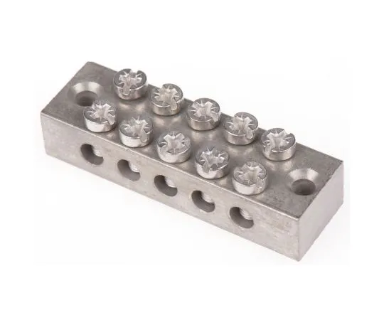 63-4752-36　RS 5 Way Double Screw Earth Terminal Block, Screw Down 0 → 16 mm²　283-0746