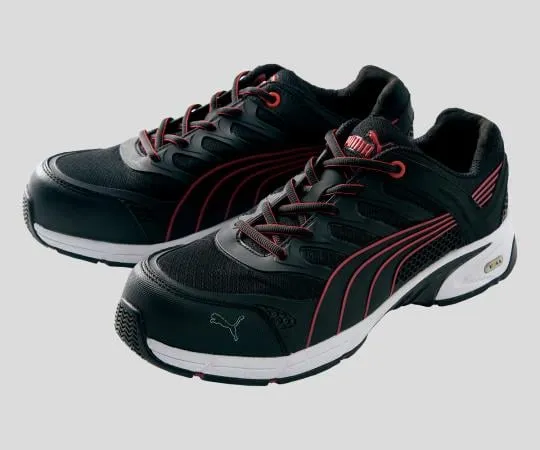 2-9767-01　［Discontinued］Safety Sneakers (PUMA(R)) Black/Red 24.5cm　64.224.0