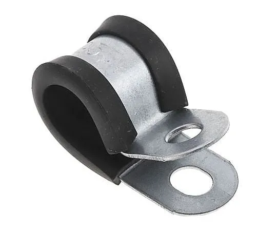 63-4718-66　RS Pro Cable Clip Black Screw Plated Steel P Clamp, 10mm Max. Bundle　186-5353