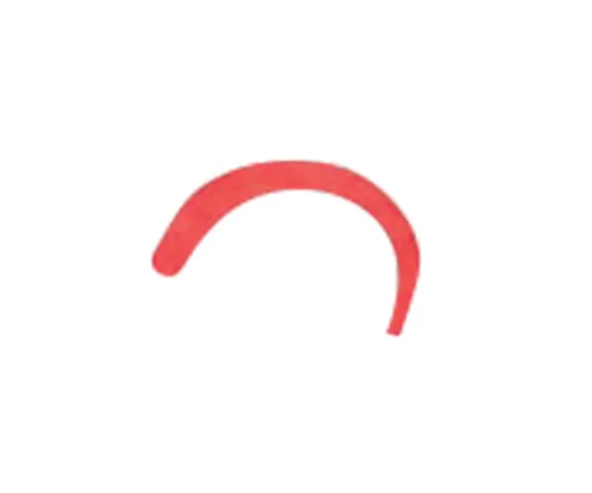 62-3982-51　［Discontinued］Fluorescent Reflective Seal for Safety Belt (Red)　NO.R-5
