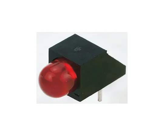 63-4892-87　Kingbright L-73CB/1IDA, Red Right Angle PCB LED Indicator, Through Hole 2.5 V　L-73CB/1IDA