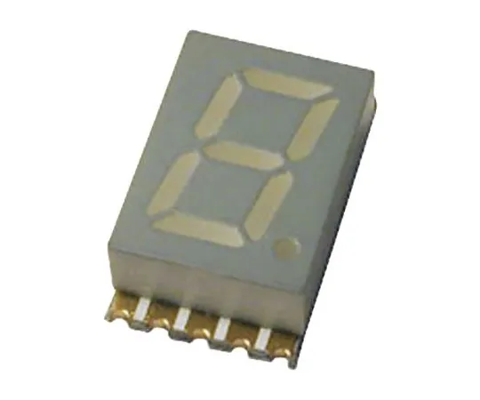 63-4892-92　KCSA03-105 Kingbright 7-Segment LED Display, CA Red 27 mcd RH DP 7.6mm　KCSA03-105